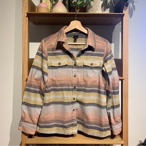Striped Patagonia Button-Up Flannel